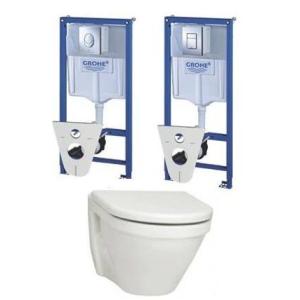 Система инсталляции Grohe + Керамика Vitra S50 + крышка SoftClose
