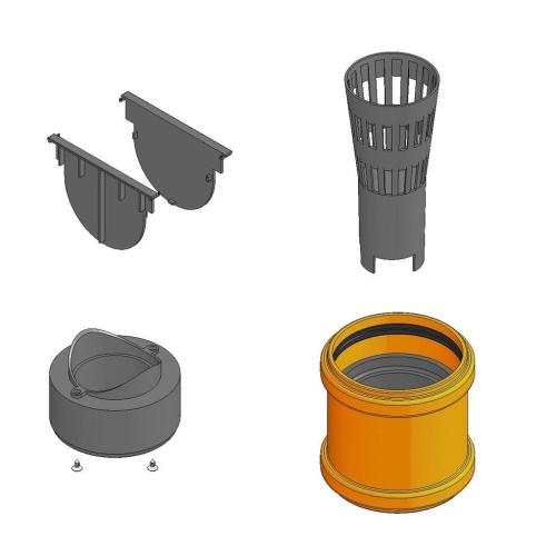 Настановний комплект Huraton Top лінійний дренаж