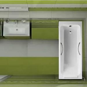 Ванна чугунная Jacob Delafon Parallel 170х70 с ножками (E2947-00) Ванна чугунная Jacob Delafon Parallel 170х70 с ножками (E2947-00)