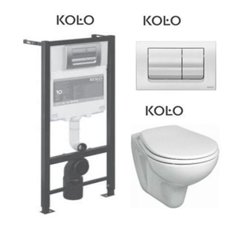 Комплект инсталяции KOLO + унитаз Kolo Idol + сидение soft-closing