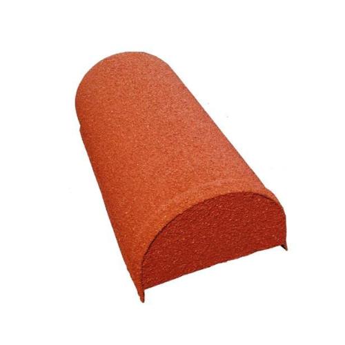 Коньковий елемент напівкруглий із заглушкою BR225E