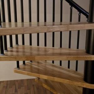 Лестница винтовая Minka SPIRAL Effect 140 серебристая, черная