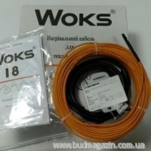 WOKS-18 Кабель гріючий для теплої підлоги 1490 Вт, 84м