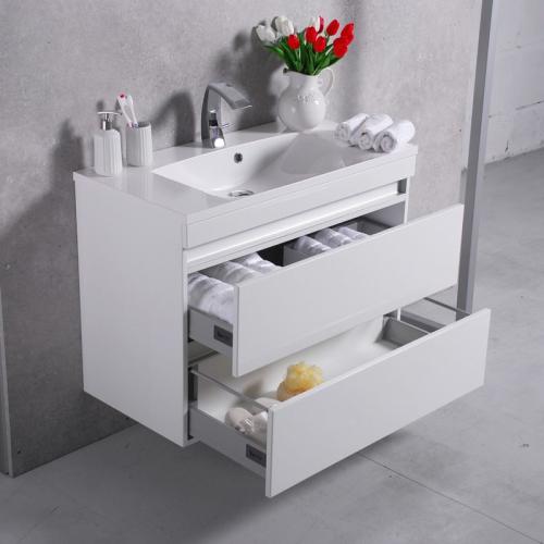 Шафка навісна Fancy Marble модель Borneo 900 з раковиною Amalia