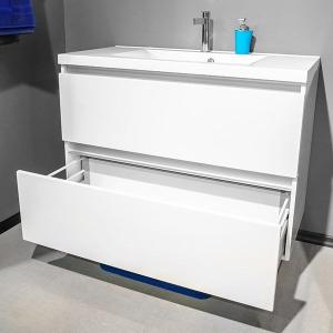 Шафка навісна Fancy Marble модель Borneo 1000 з раковиною Lucia