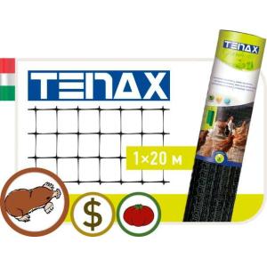 Сітка полімерна TENAX "Захист від кротів" чорна (1х20м)