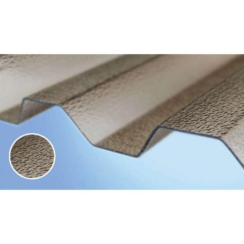 Поликарбонатный шифер Rober бронзовый структурированный 2000*1045*0,8мм трапеция