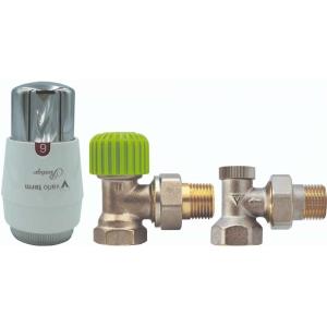 Комплект термостатичний Vario Term, Econ PRESTIGE, кутовий EGS0206C/FK