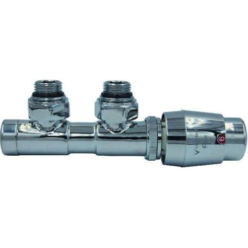 Комплект Vario Term, TWINS, угловой, левый, Chrome, TSGS0202CFK/L