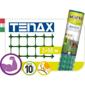 Сітка полімерна TENAX "Ранч-1" зелена (2х50м)