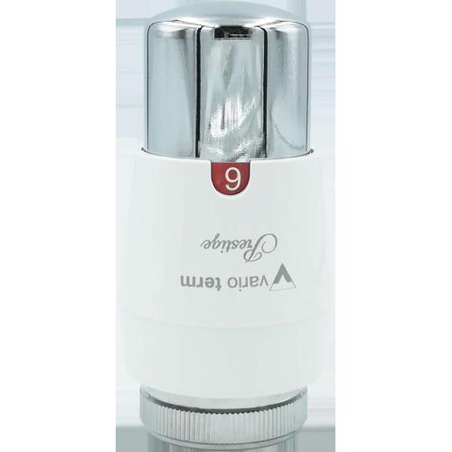 Термостатична головка PRESTIGE GS.02 (різьба M30x1,5), білий/хром, 000M636A001