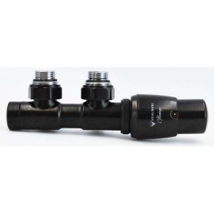 Комплект термостатический 50mm Vario Term TWINS правий, матовий чорний, (TSGS0224CFK/P)