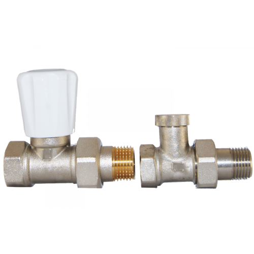 Комплект( кран ручной прямой+ обратный клапан прямой FK) (ZI00/FK)