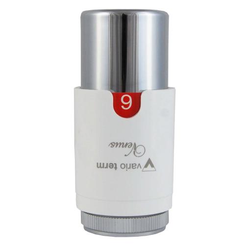 Термостатична головка VENUS I (різьба M30x1,5), білий/хром, 000M642A001