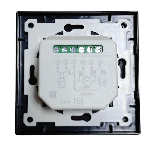 Терморегулятор для теплої підлоги механічний VEGA 030 Чорний