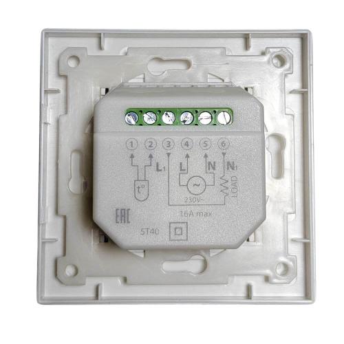 Терморегулятор для теплої підлоги механічний VEGA 030 Білий Терморегулятор для теплої підлоги механічний VEGA 030 Білий