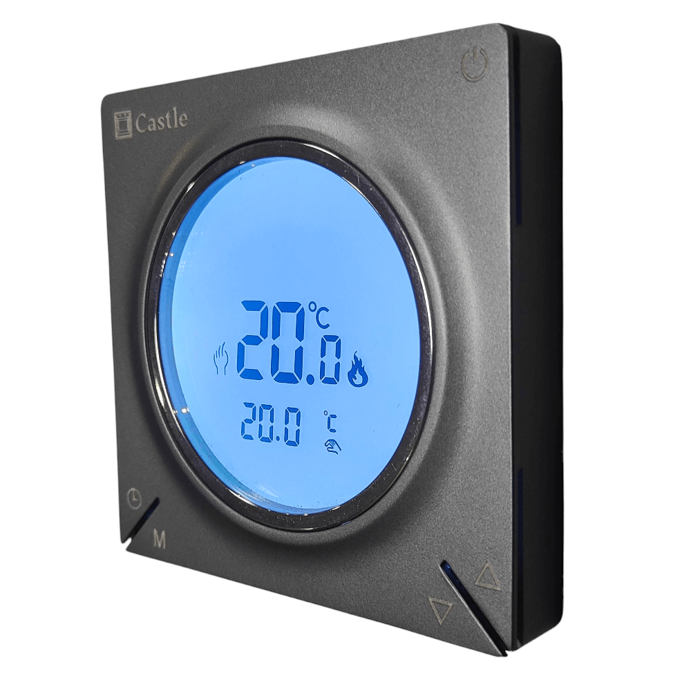 Терморегулятор программируемый Castle AC829H с функцией WI-FI (Графит)