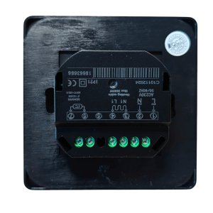 Терморегулятор механічний для теплої підлоги Castle RTC 70.26 Black Mat