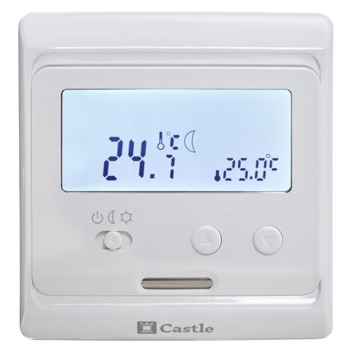Терморегулятор электронный для теплого пола Castle Е 31.116