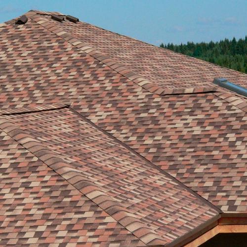 Битумная черепица Акваизол Мозаика Сахара