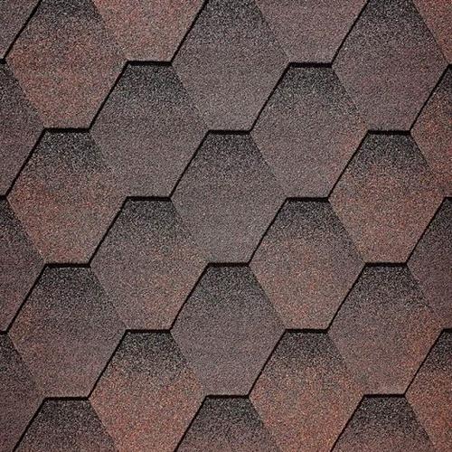 Битумная черепица Акваизол Мозаика Корица