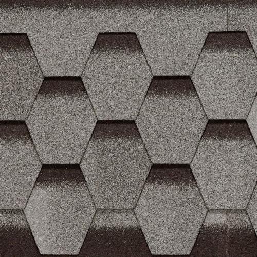 BTM Битумная черепица Shingle Yakut (Рубин) Серый
