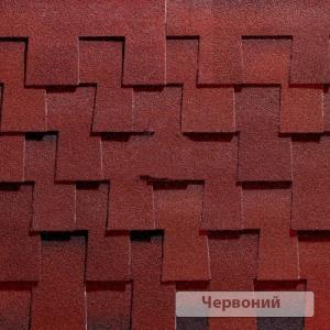 BTM Битумная черепица Shingle Dragon (Зуб Дракона) Красный