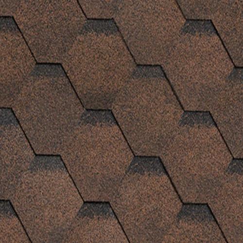 BTM Битумная черепица Shingle Yakut (Рубин) Коричневый
