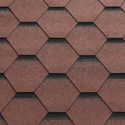 Matizol Бітумна черепиця UNI STRONG Коричневий з затемненням