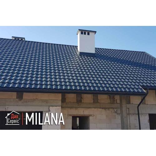 Металлочерепица Milana Полиэстер (Китай) 0,43 мм