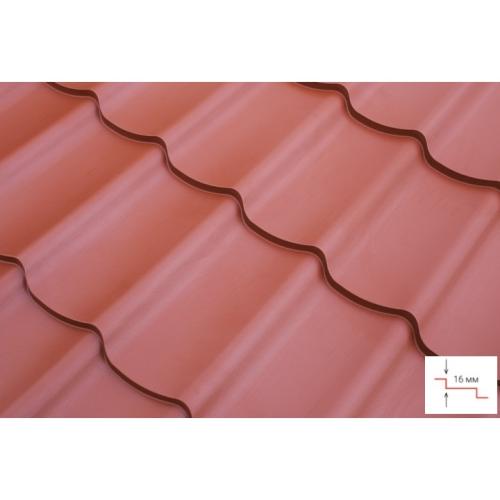 Металлочерепица Modena CLASSIC MAT Polyester (16 мм), металл Польша/Бельгия