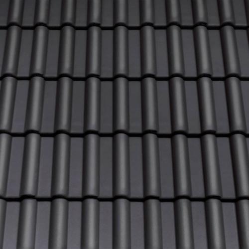 Vortex Цементна черепиця Подвійна римська Чорний Vortex Цементна черепиця Подвійна римська Чорний