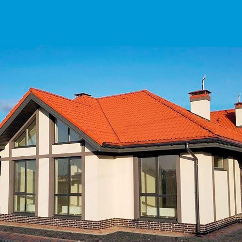 Vortex Цементна черепиця Подвійна римська Червона