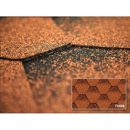 Битумная черепица Kerabit Тройка медная 70006