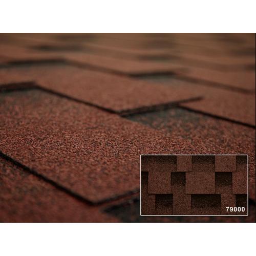 Битумная черепица Kerabit Квадро красная 79000