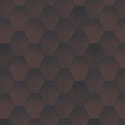 Битумная черепица Акваизол Мозаика Мокко