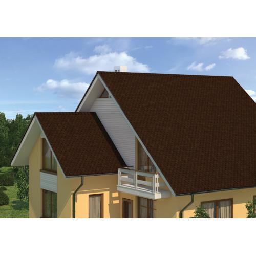 Битумная черепица Ruflex Ornami СБС Темный шоколад