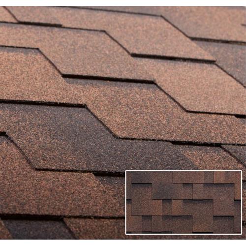 Бітумна черепиця Ruflex RUNA СБС Мідний відлив