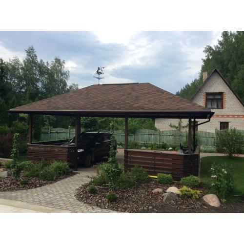 Бітумна черепиця Ruflex RUNA СБС Мідний відлив Бітумна черепиця Ruflex RUNA СБС Мідний відлив