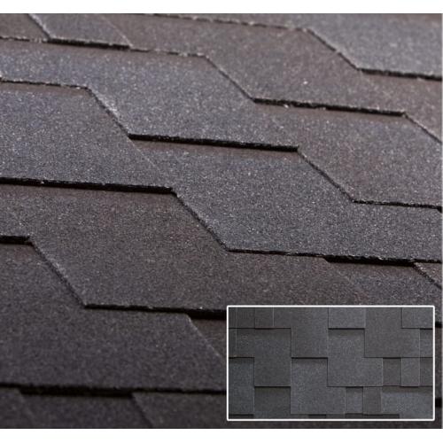 Бітумна черепиця Ruflex RUNA СБС Темна ніч