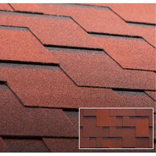 Бітумна черепиця Ruflex RUNA СБС Червоний аґрус