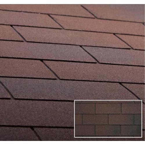 Бітумна черепиця Ruflex TAB СБС Темний шоколад