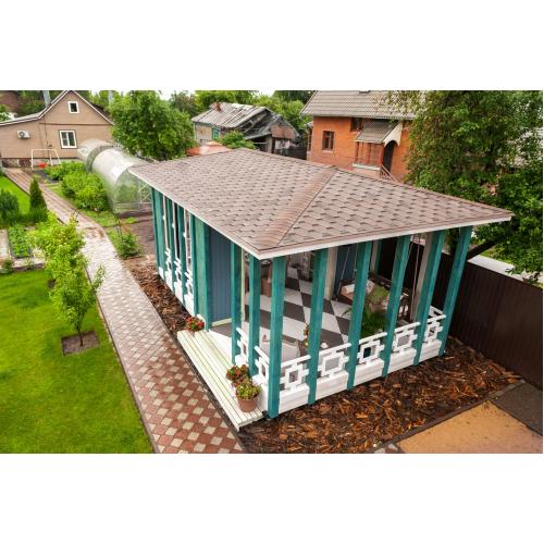 Битумная черепица Ruflex SOTA СБС Дюна Битумная черепица Ruflex SOTA СБС Дюна