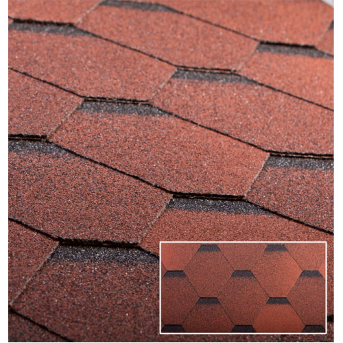 Бітумна черепиця Ruflex Mint SOTA Червоний