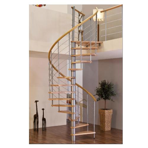Лестница винтовая Minka Venezia 160 серебристая Бук