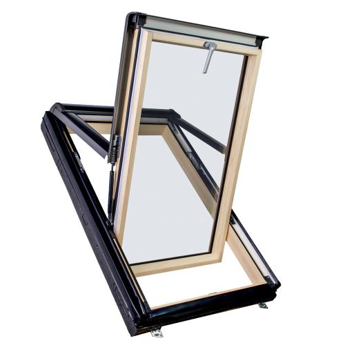 Мансардное окно двухкамерное Roto R7 H 74x160 см