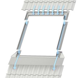 Оклад Velux Basic EDW 1000 MK06 для профильного кровельного материала 78x118 см