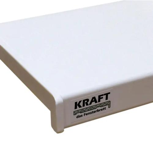 Подоконник пластиковый матовый Kraft 150 мм Белый