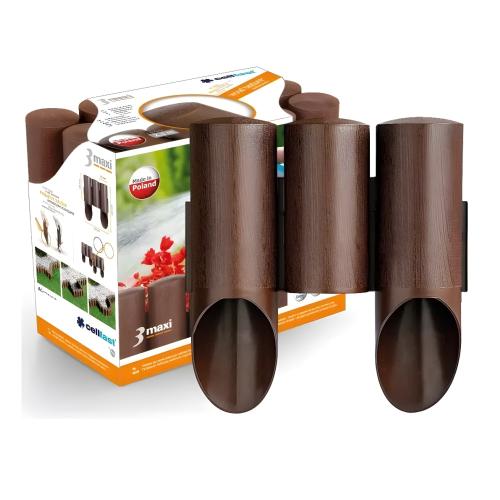 Газонное ограждение 3 элемента Cellfast Maxi 10 шт. (2.1 м.)