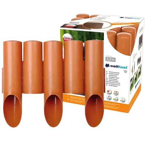 Газонное ограждение 4 элемента Cellfast Standart 10 шт. (2.3 м.)